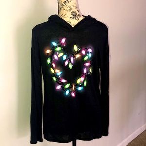 Justice Hooded L/S Shirt